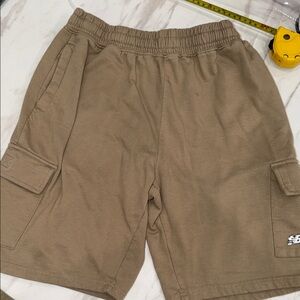 New Balance Boys size 18/20 Brown Cargo Shorts